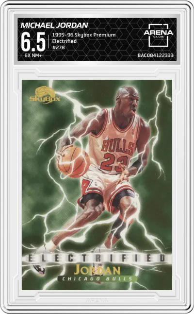 1995 Skybox Premium Electrified Michael Jordan #278 ARENA CLUB 6.5