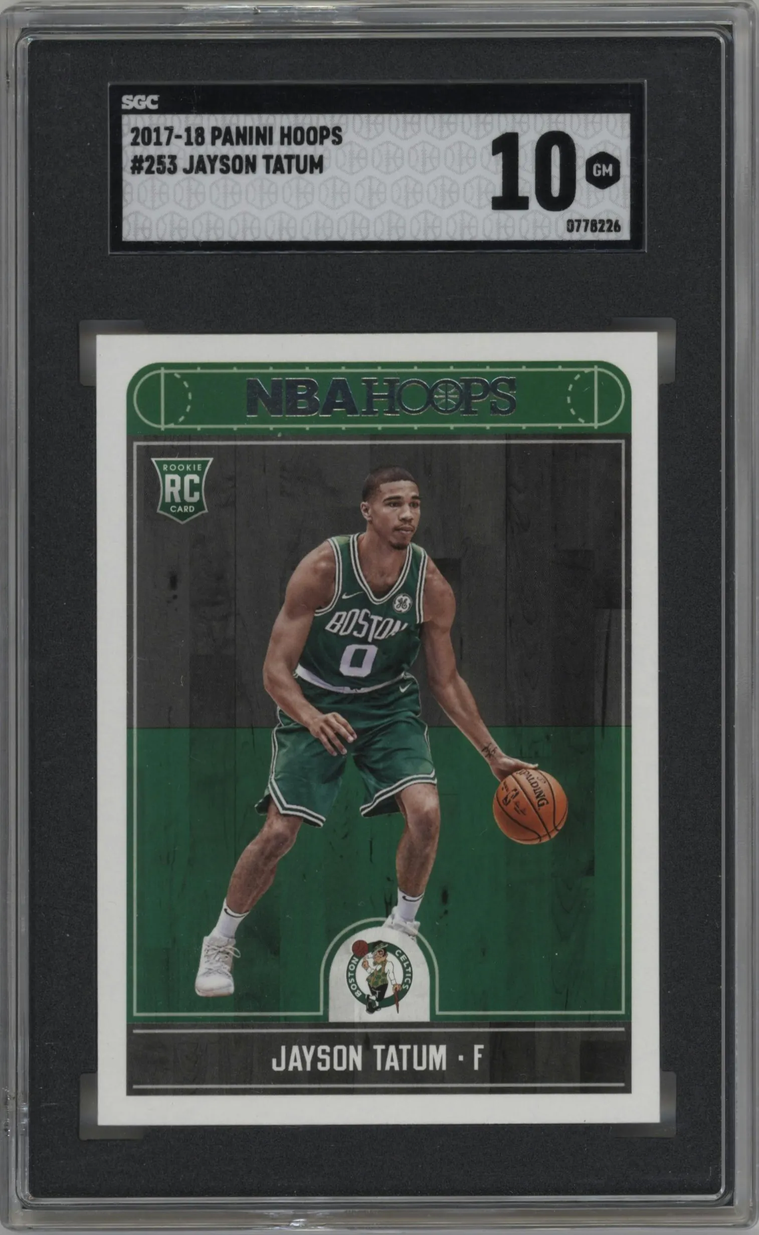 2017 Panini NBA Hoops Jayson Tatum #253 SGC 10