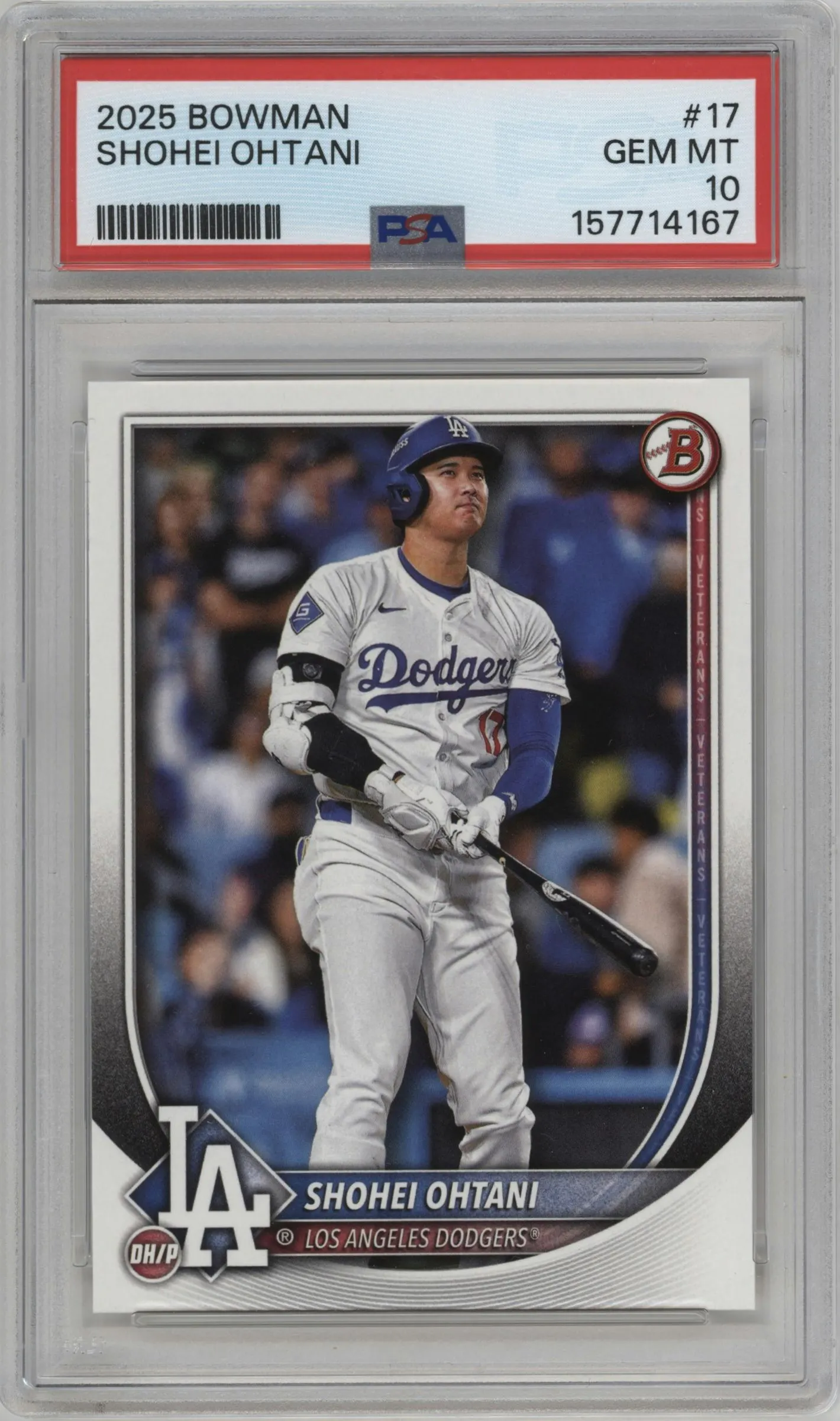 2025 Bowman Shohei Ohtani #17 PSA 10