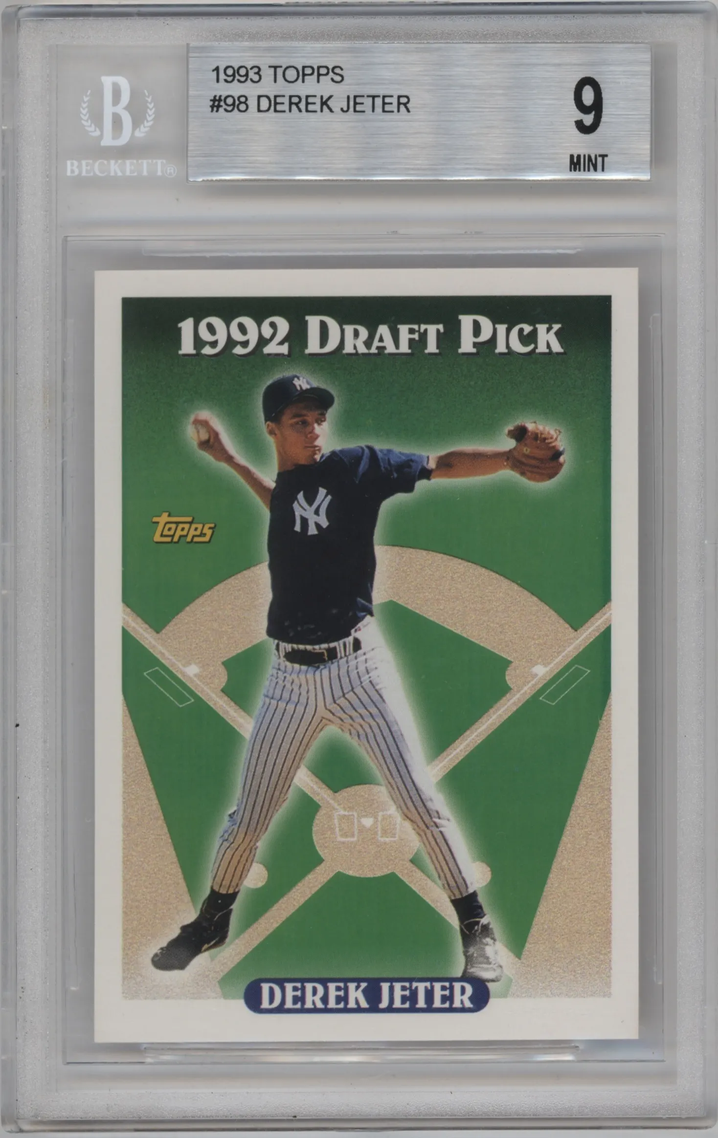 1993 Topps Derek Jeter #98 BGS 9