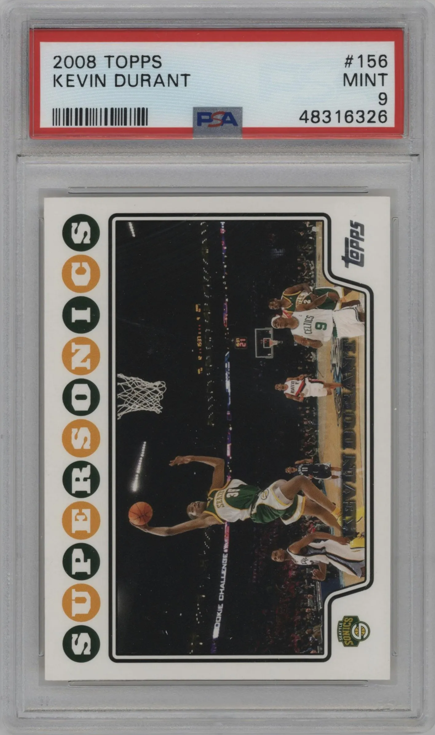 2008 Topps Kevin Durant #156 PSA 9