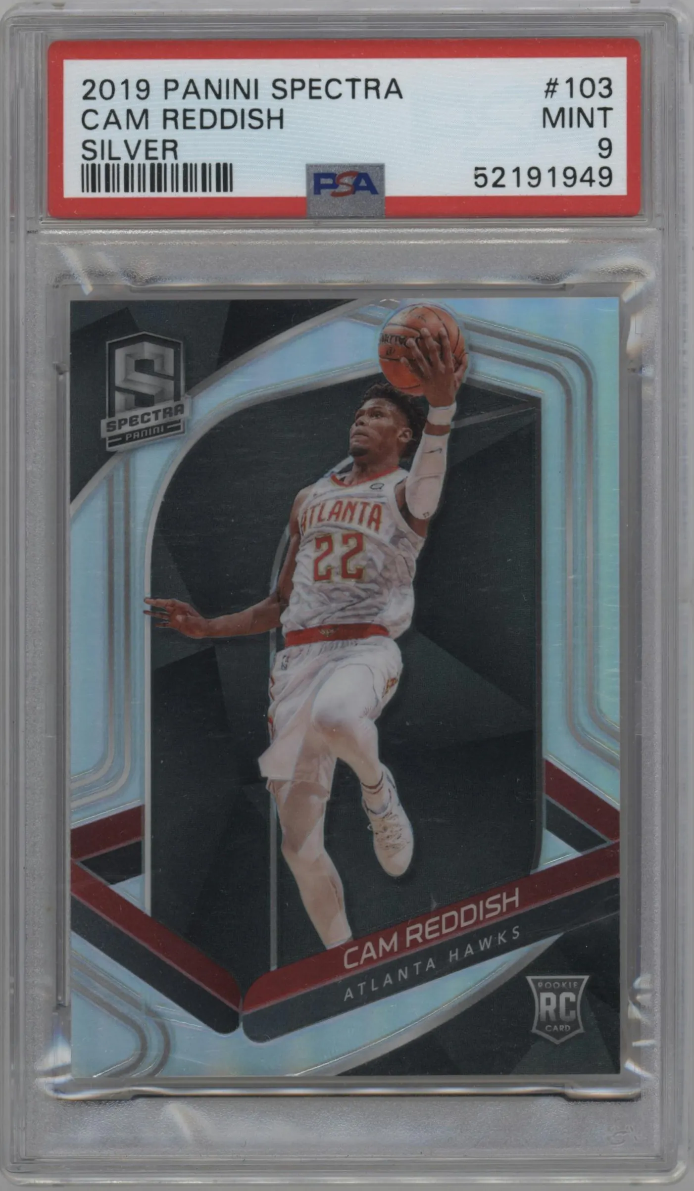 2019 Panini Spectra Cam Reddish Silver #103 PSA 9