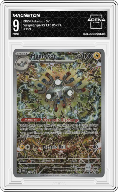 2024 Pokemon SV Magneton Surging Sparks Elite Trainer Box #159 ARENA CLUB 9