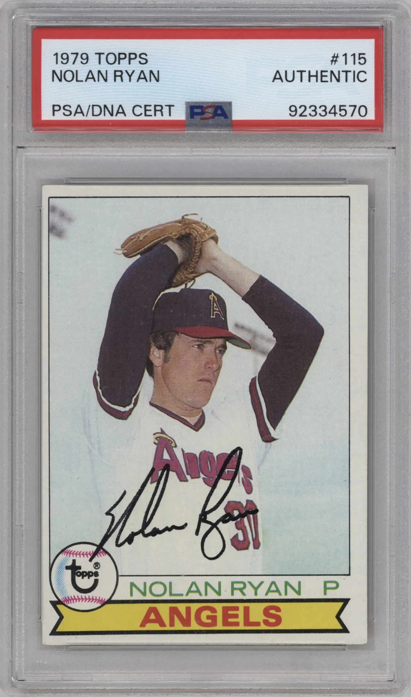 1979 Topps Nolan Ryan PSA AUTHENTIC #115 PSA