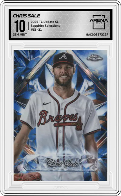 2025 Topps Chrome Update Sapphire Edition Sapphire Selections Chris Sale ARENA CLUB 10
