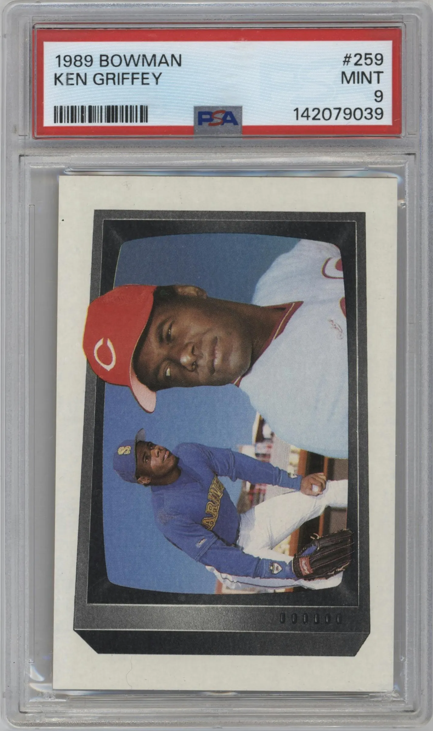 1989 Bowman Ken Griffey PSA 9