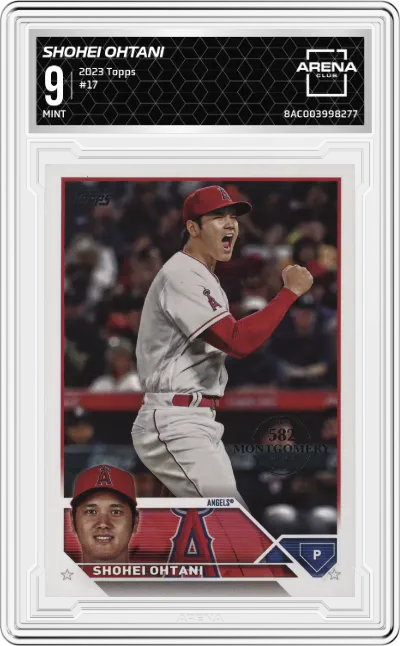2023 Topps Series 1 Shohei Ohtani #17 ARENA CLUB 9