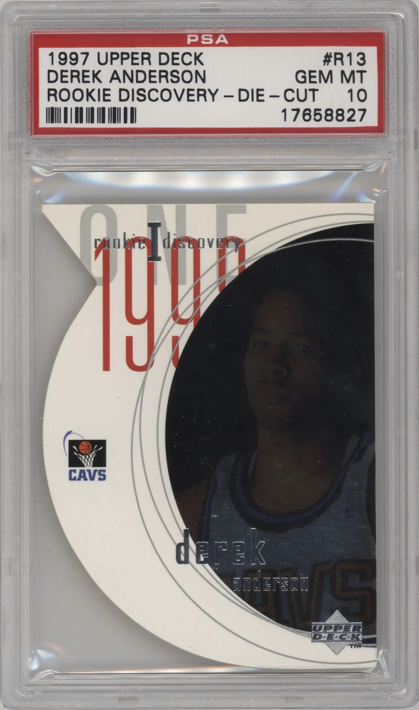 1997 Upper Deck Rookie Discovery I Derek Anderson PSA 10