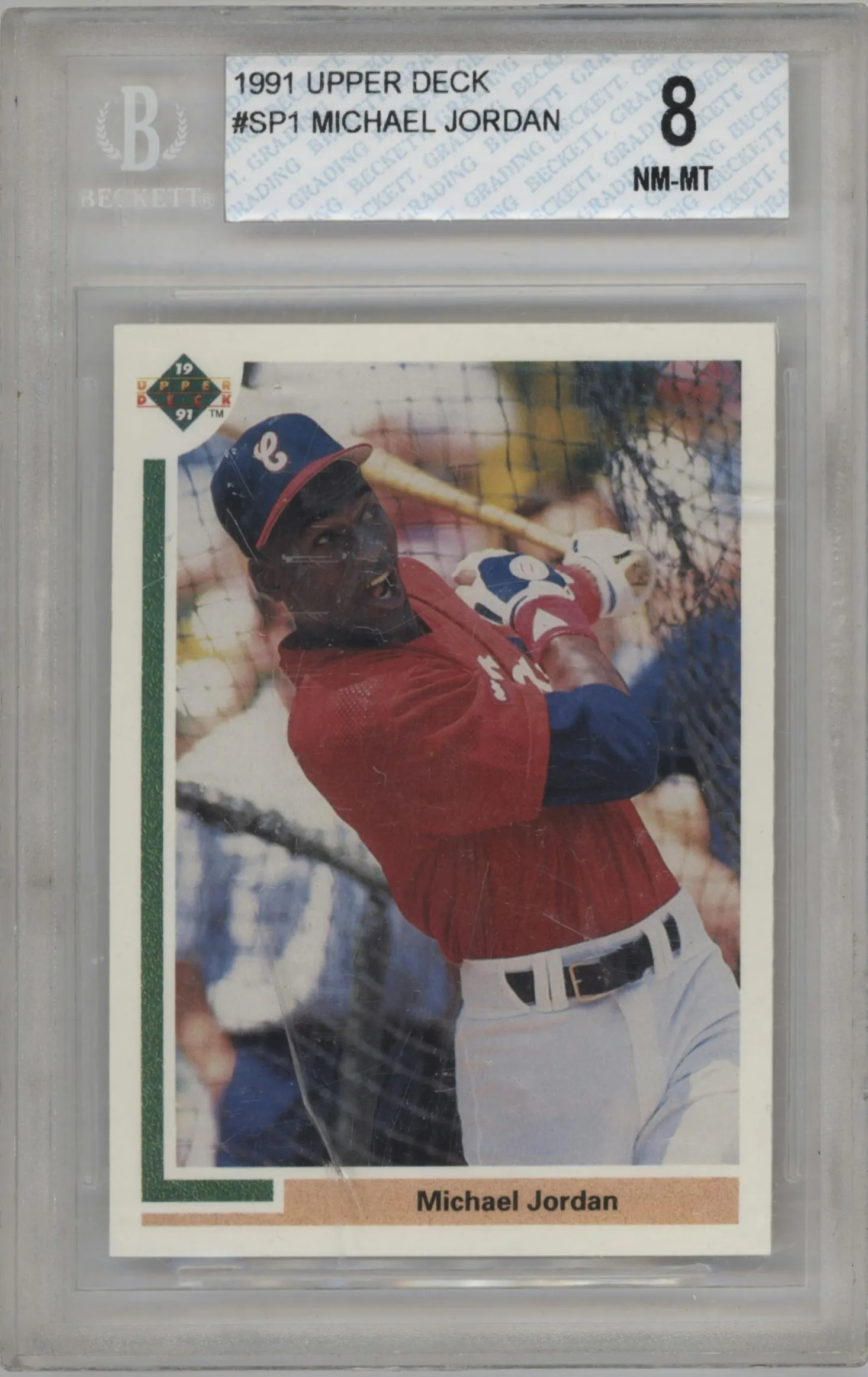 1991 Upper Deck SP Michael Jordan #SP1 BGS 8
