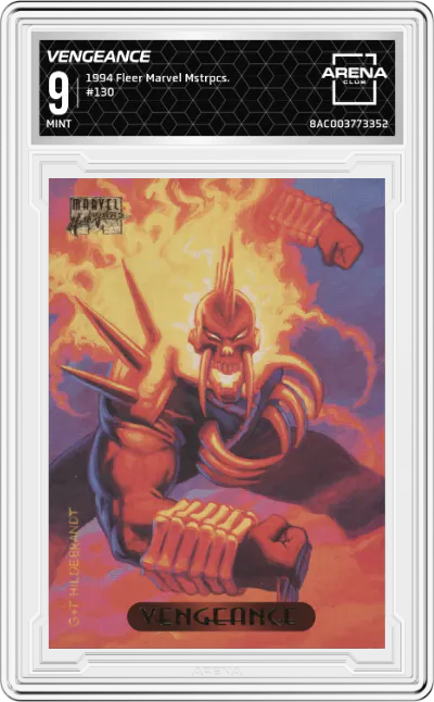 1994 Fleer Marvel Masterpieces Vengeance #130 ARENA CLUB 9