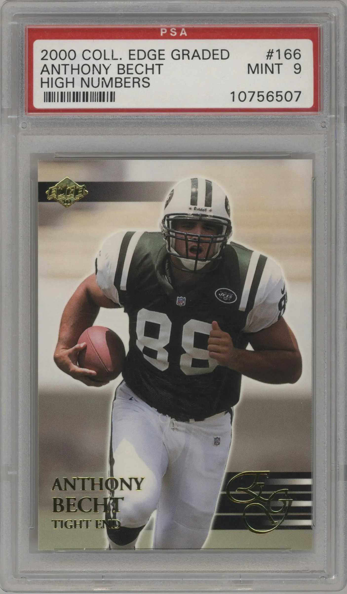 2000 Collector's Edge EG Anthony Becht #166 PSA 9