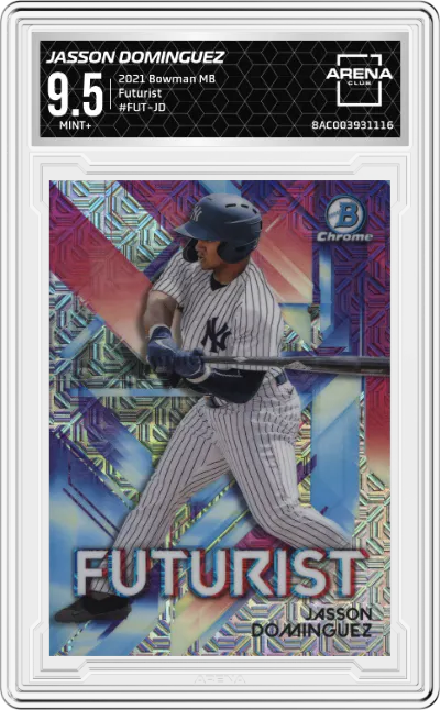 2021 Bowman Mega Box Futurist Jasson Dominguez ARENA CLUB 9.5
