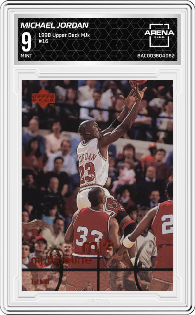 1998 Upper Deck MJx Michael Jordan #16 ARENA CLUB 9
