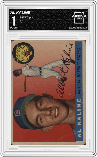 1955 Topps Al Kaline #4 ARENA CLUB 1