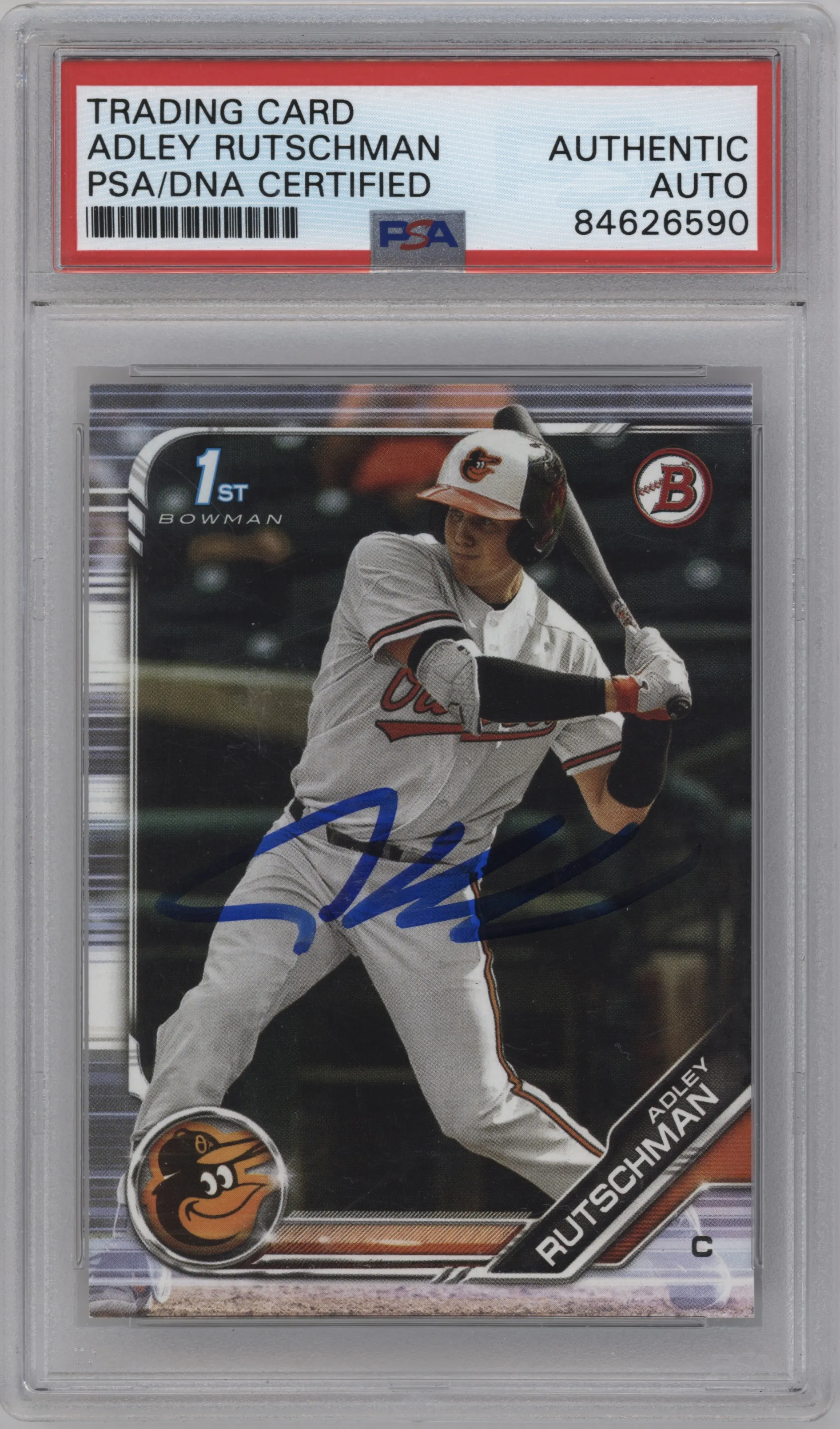 2019 Bowman Draft Adley Rutschman PSA AUTHENTIC #BD-1 PSA