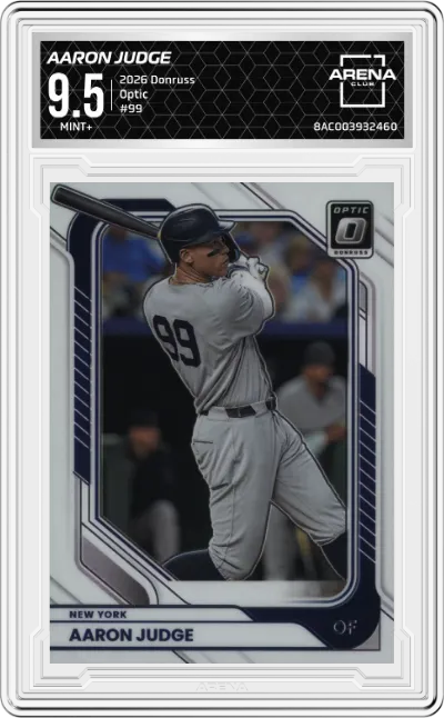 2026 Donruss Optic Aaron Judge #99 ARENA CLUB 9.5