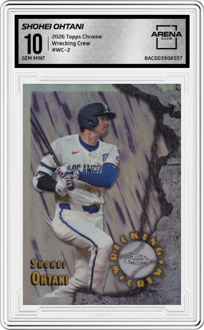 2026 Topps Chrome Wrecking Crew Shohei Ohtani #WC-2 ARENA CLUB 10