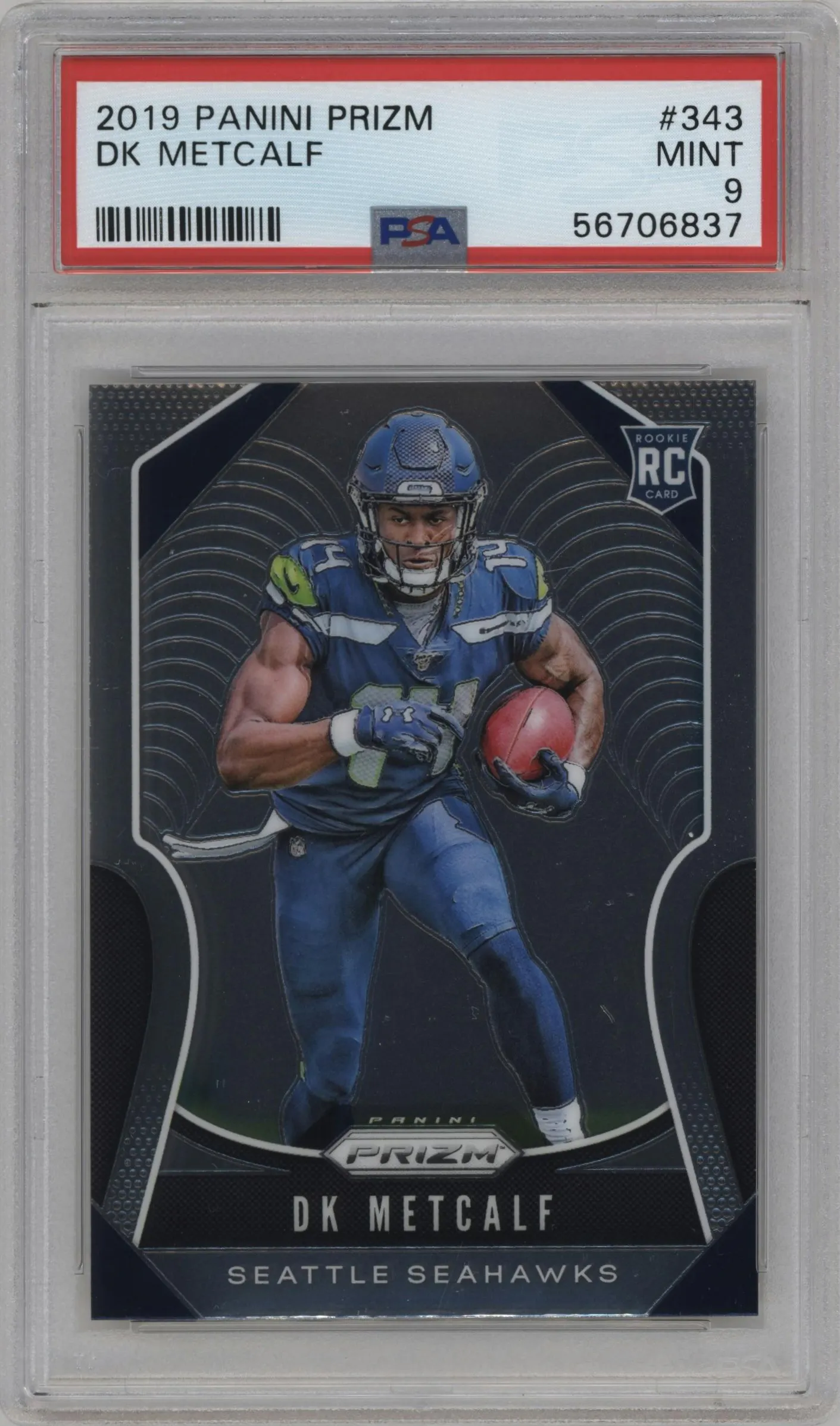 2019 Panini Prizm DK Metcalf PSA 9