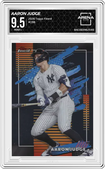 2026 Topps Finest Aaron Judge #199 ARENA CLUB 9.5