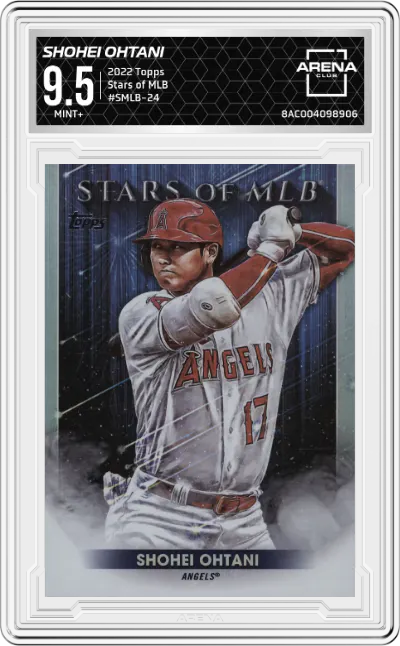 2022 Topps Series 1 Topps Series 1 Stars of MLB Shohei Ohtani #SMLB-24 ARENA CLUB 9.5