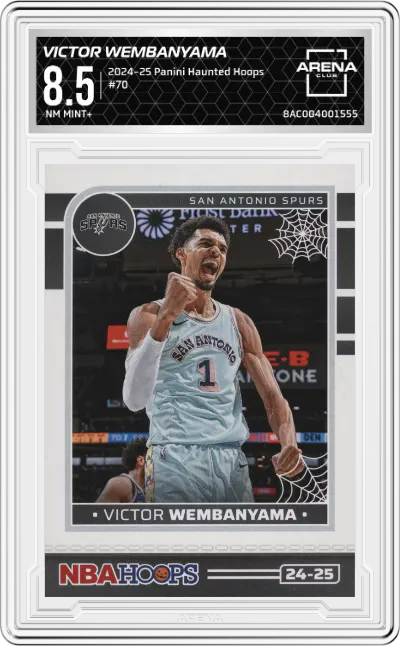 2024 Panini Haunted Hoops Victor Wembanyama #70 ARENA CLUB 8.5