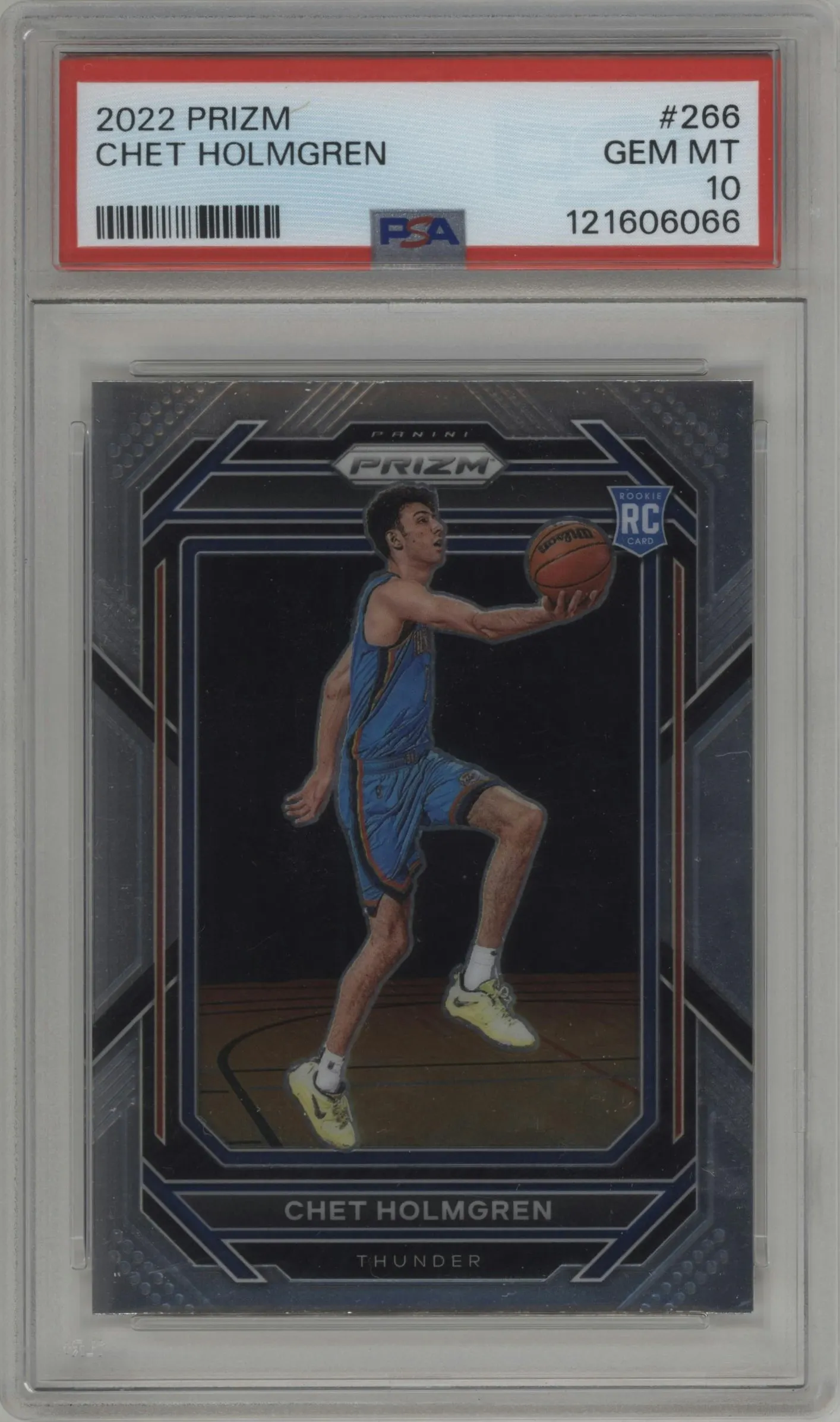 2022 Panini Prizm Chet Holmgren PSA 10
