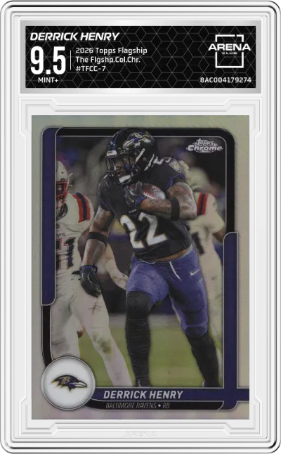 2026 Topps Flagship The Flgshp.Col.Chr. Derrick Henry #TFCC-7 ARENA CLUB 9.5