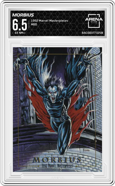 1992 SkyBox Marvel Masterpieces Morbius ARENA CLUB 6.5