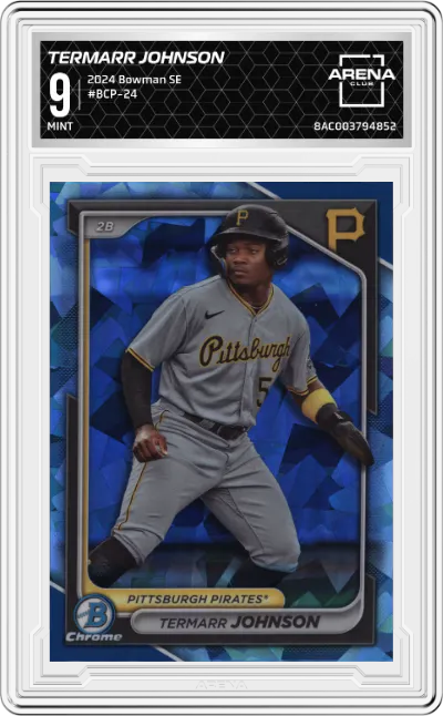 2024 Bowman Sapphire Edition Termarr Johnson ARENA CLUB 9
