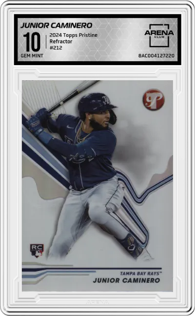 2024 Topps Pristine Junior Caminero Refractor #212 ARENA CLUB 10