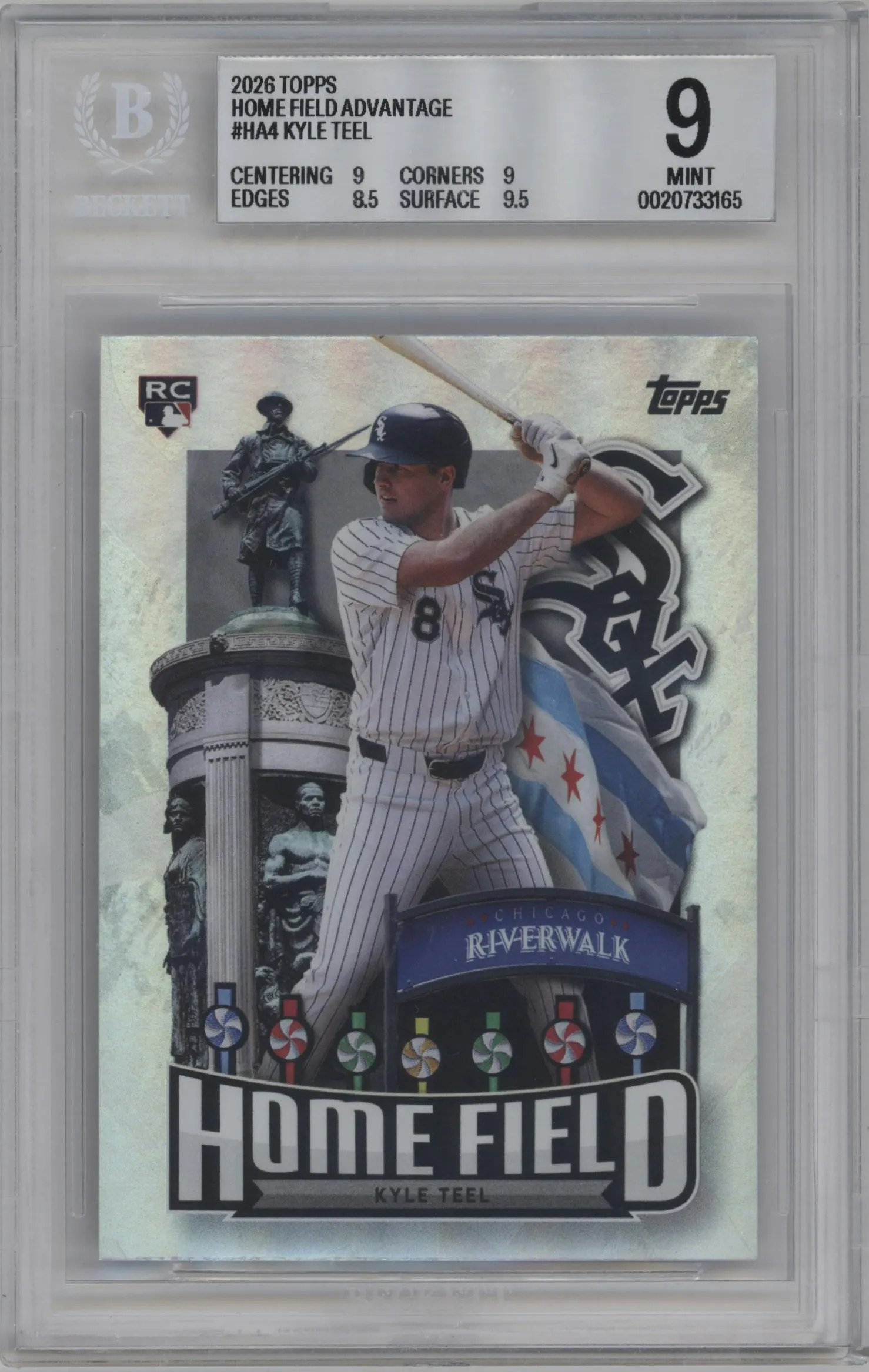 2026 Topps Home Field Advantage Kyle Teel #HA-4 BGS 9