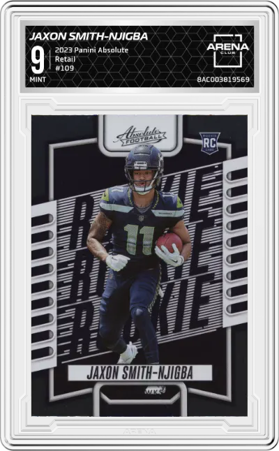 2023 Panini Absolute Jaxon Smith-Njigba Retail #109 ARENA CLUB 9