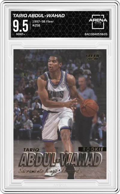 1997 Fleer Tariq Abdul-Wahad #258 ARENA CLUB 9.5