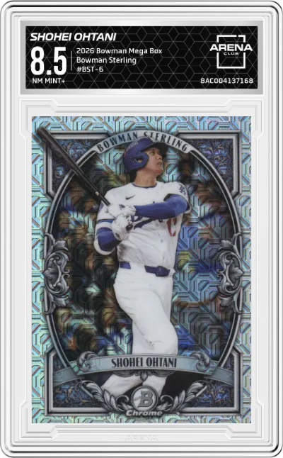 2026 Bowman Mega Box Bowman Sterling Shohei Ohtani #BST-6 ARENA CLUB 8.5