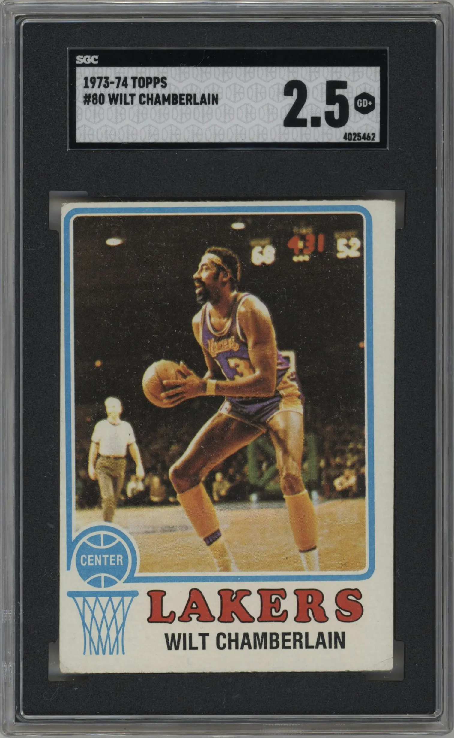1973 Topps Wilt Chamberlain #80 SGC 2.5