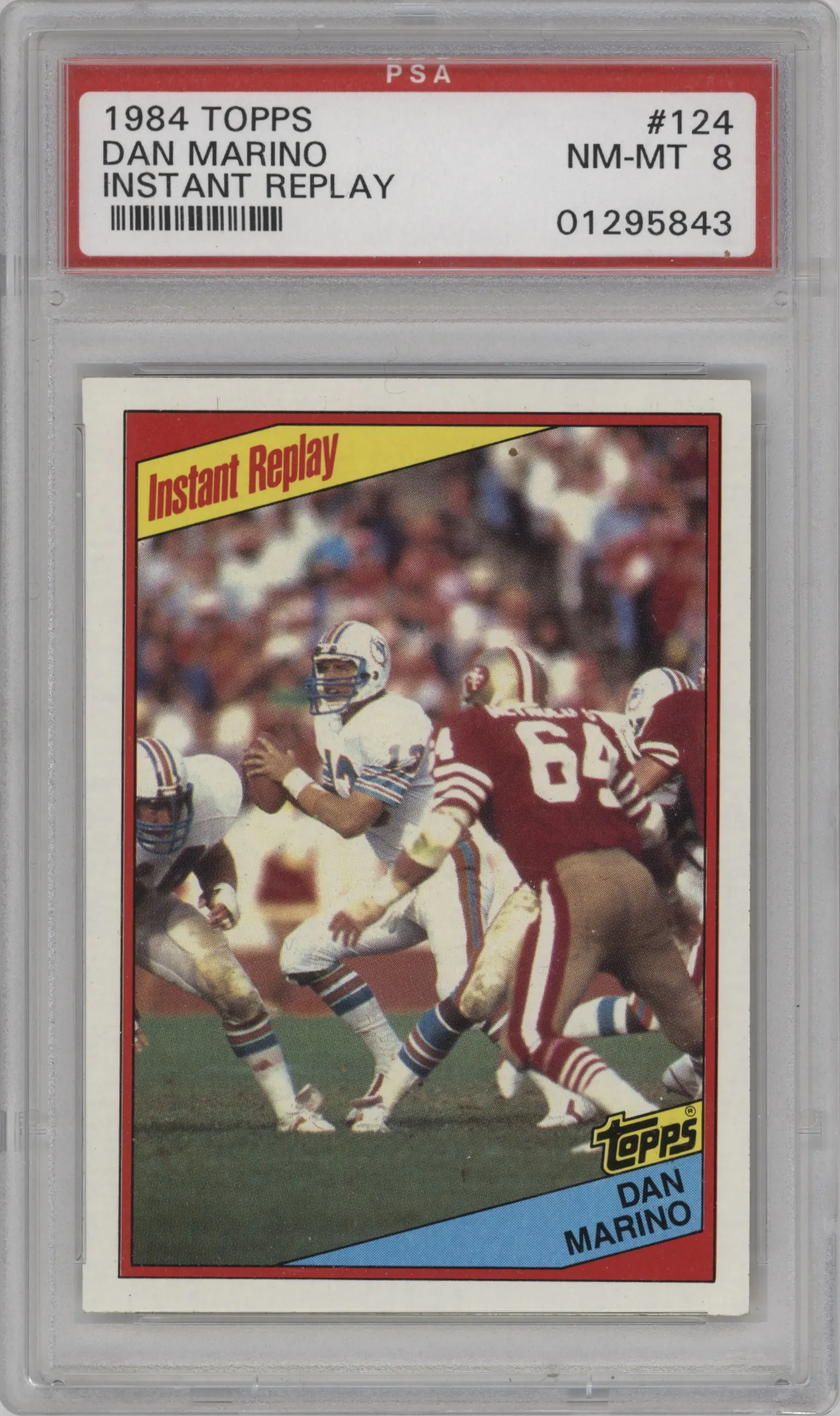 1984 Topps Dan Marino PSA 8