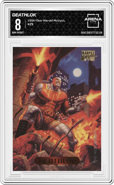 1994 Fleer Marvel Masterpieces Deathlok ARENA CLUB 8