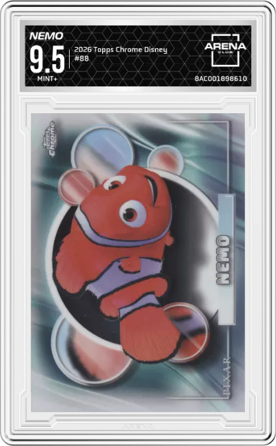 2026 Topps Chrome Disney Nemo #88 ARENA CLUB 9.5
