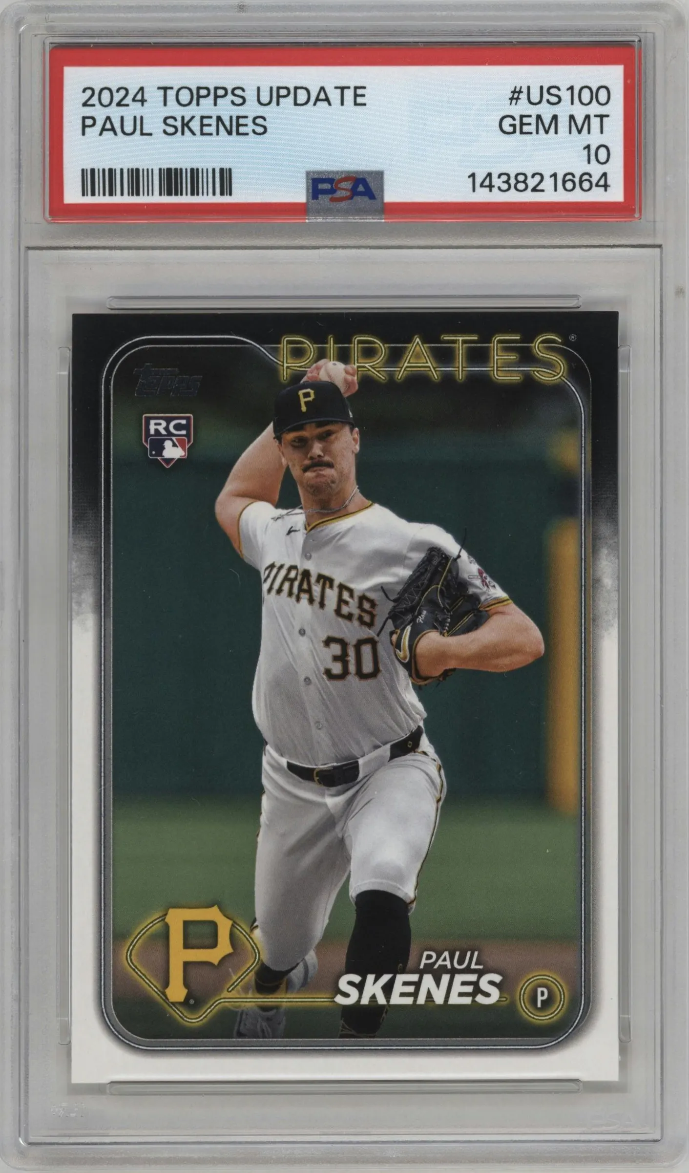 2024 Topps Update Paul Skenes #US100 PSA 10