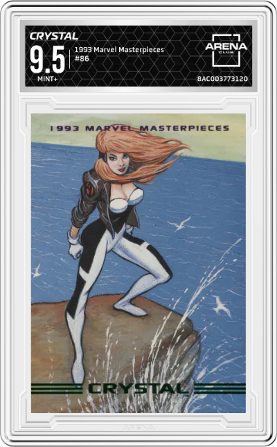 1993 SkyBox Marvel Masterpieces Crystal ARENA CLUB 9.5