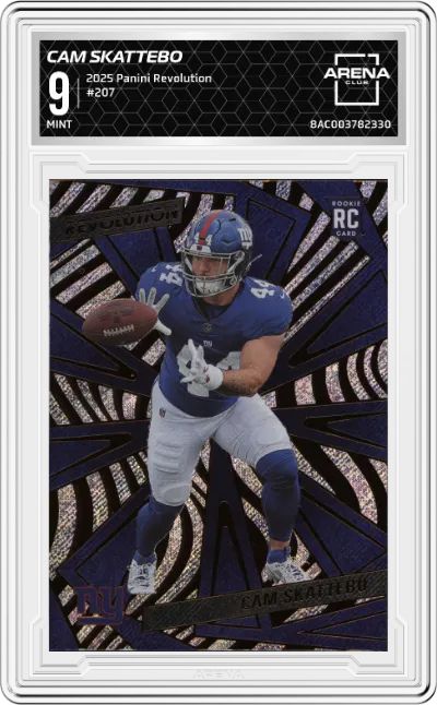 2025 Panini Revolution Cam Skattebo ARENA CLUB 9