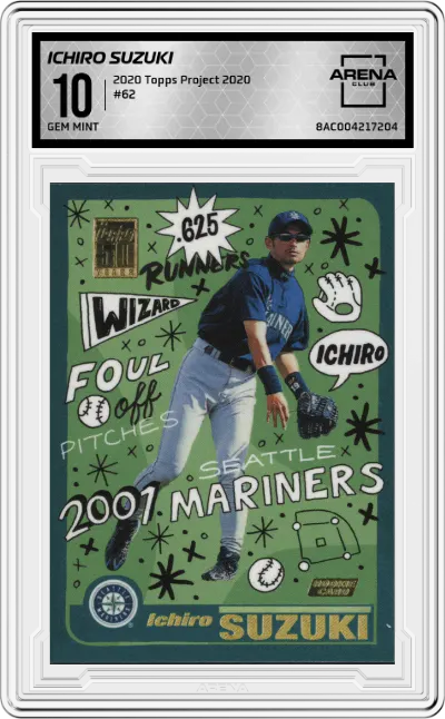 2020 Topps Project 2020 Ichiro Suzuki #62 ARENA CLUB 10