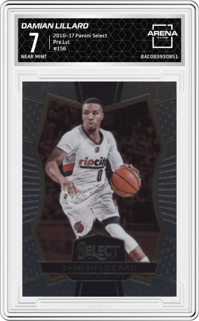 2016 Panini Select Pre.Lvl. Damian Lillard ARENA CLUB 7