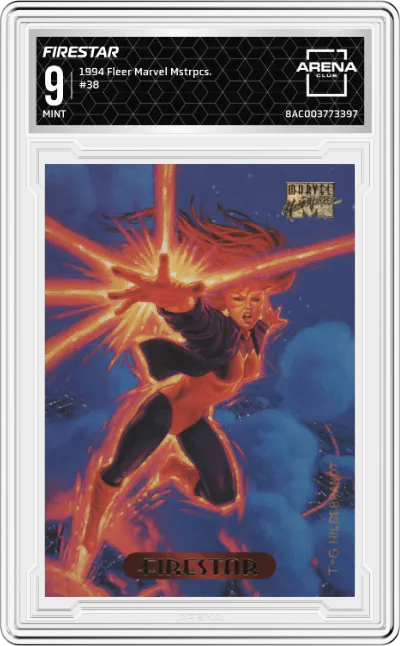 1994 Fleer Marvel Masterpieces Firestar ARENA CLUB 9