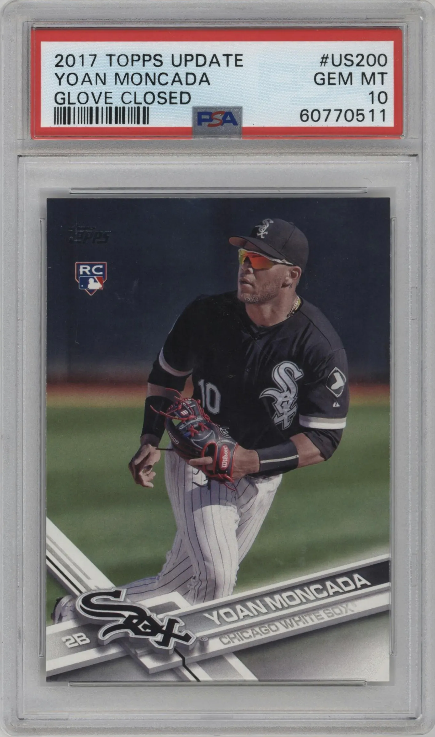 2017 Topps Update Yoan Moncada #US200 PSA 10