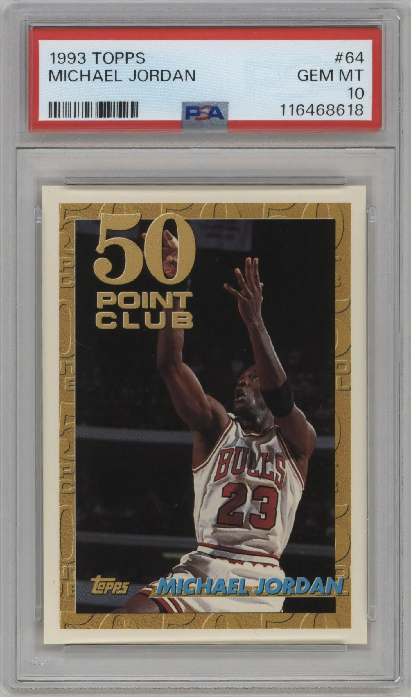 1993 Topps Michael Jordan #64 PSA 10