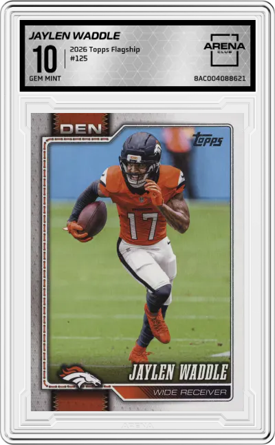 2026 Topps Flagship Jaylen Waddle #125 ARENA CLUB 10