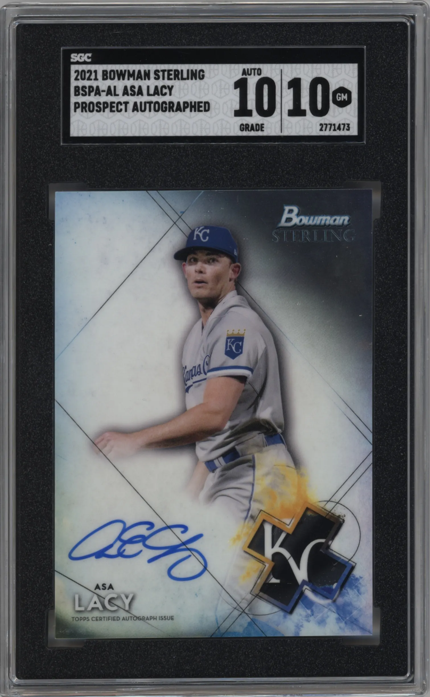 2021 Bowman Sterling Pros.Auto Asa Lacy #BSPA-AL SGC 10