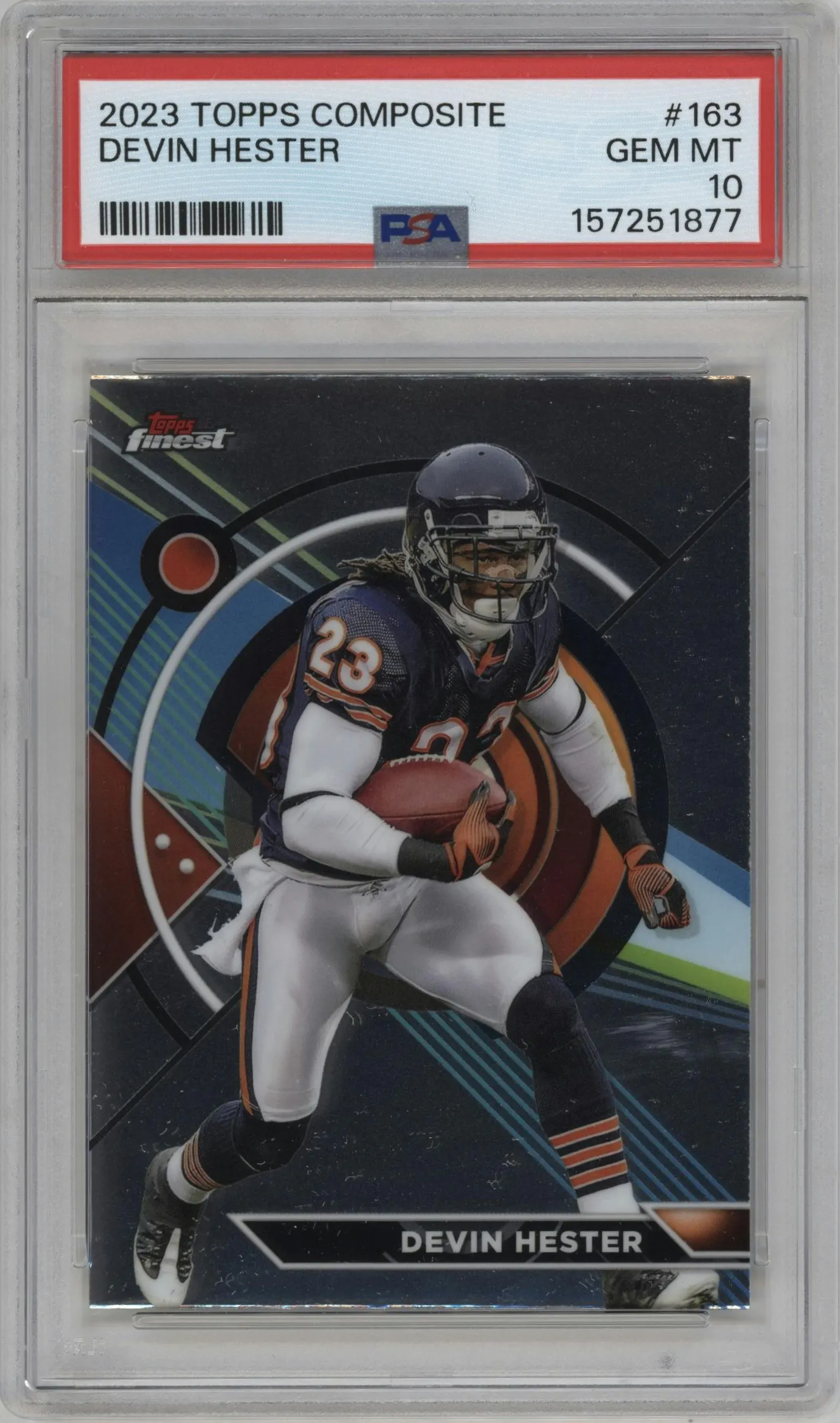 2023 Topps Composite Finest Devin Hester #163 PSA 10