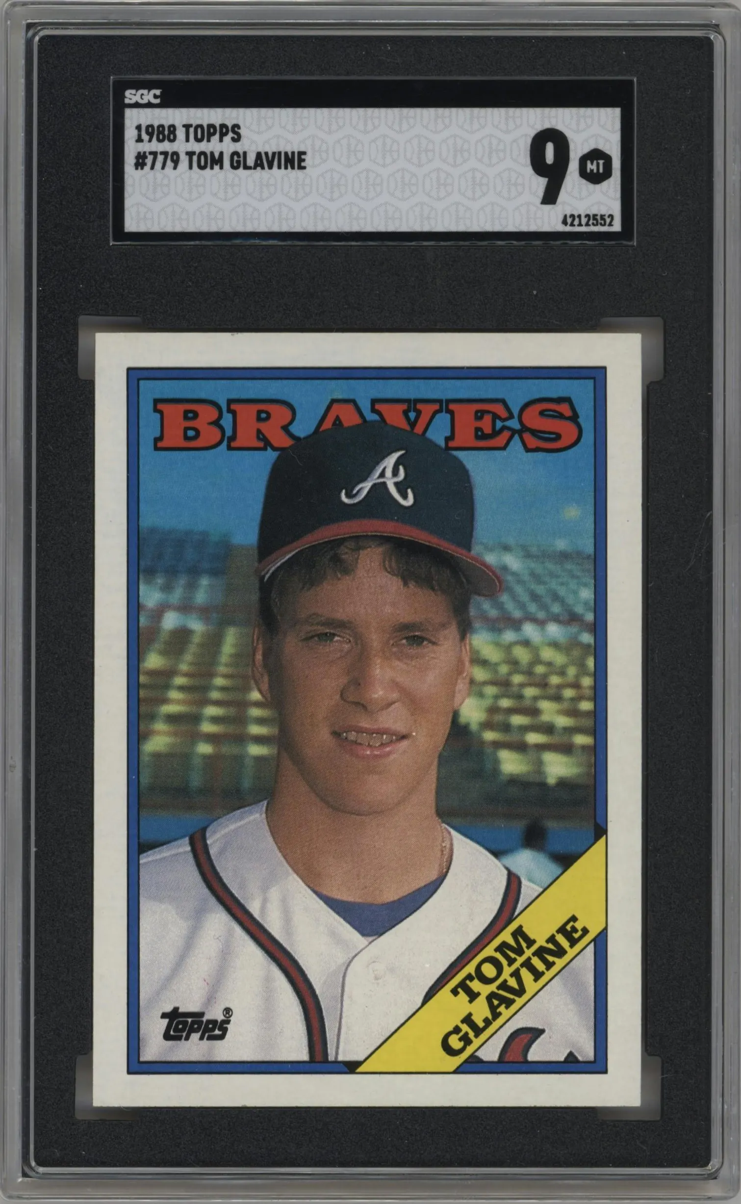 1988 Topps Tom Glavine #779 SGC 9